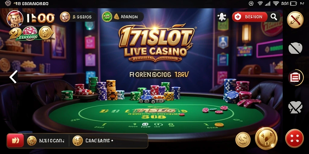 Screenshot gameplay Live Casino yang menampilkan keseruan interaksi langsung.