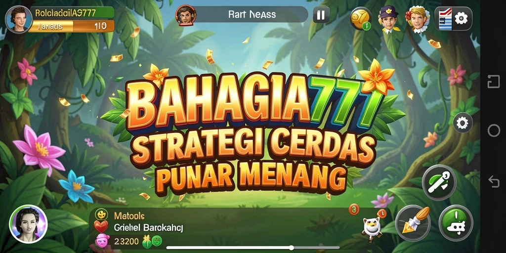 Tampilan gameplay BAHAGIA777 yang menegangkan dan strategis.