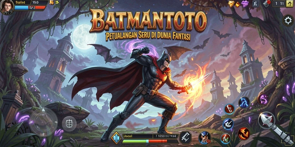 Tampilan gameplay seru di BATMANTOTO dengan aksi petualangan yang mendebarkan.