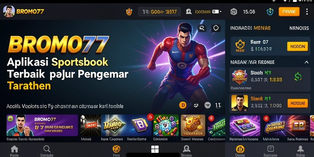 Tampilan gameplay BROMO77 yang menarik dan interaktif.