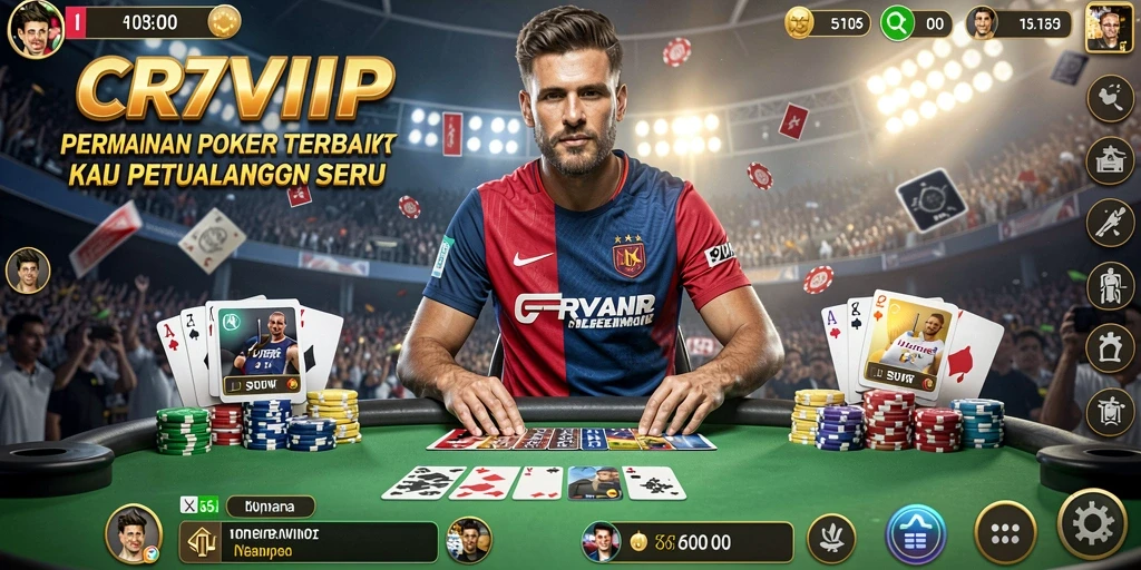 Gameplay poker yang seru dan penuh strategi di CR7VIP.