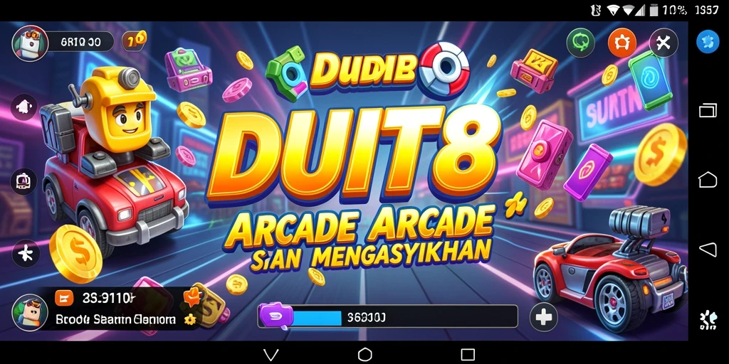 Tampilan menarik dari gameplay seru DUIT8 di layar.