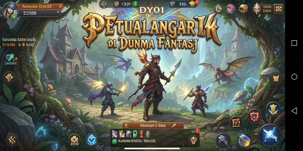 Tampilan gameplay DY01 yang mendebarkan di dunia petualangan.