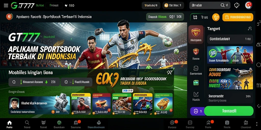 Tampilan gameplay Sportsbook yang menarik dan interaktif.