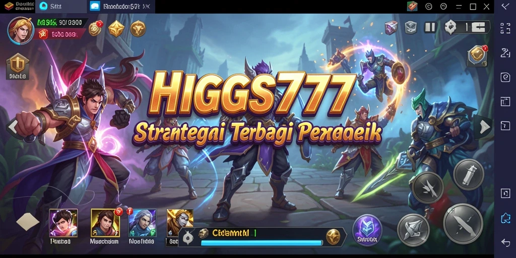 Screenshot permainan HIGGS777 menampilkan aksi strategi yang seru.