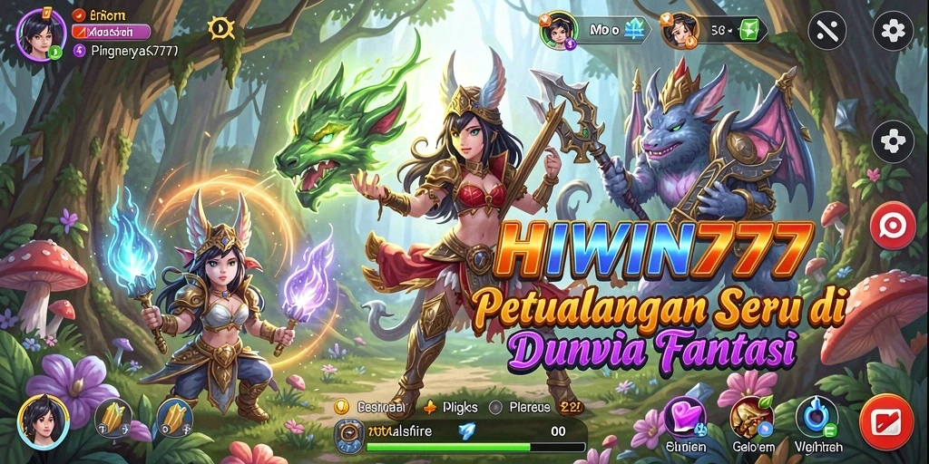 Screenshot gameplay HIWIN777 menampilkan petualangan yang menegangkan dan grafis luar biasa.
