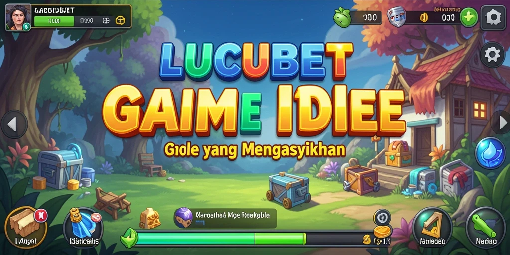 Tampilan gameplay LUCUBET dengan aksi Idle yang menarik dan gameplay santai.