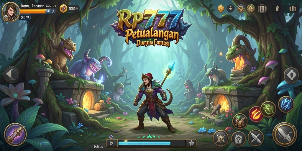 Screenshot menunjukkan aksi mendebarkan dalam gameplay RP777.