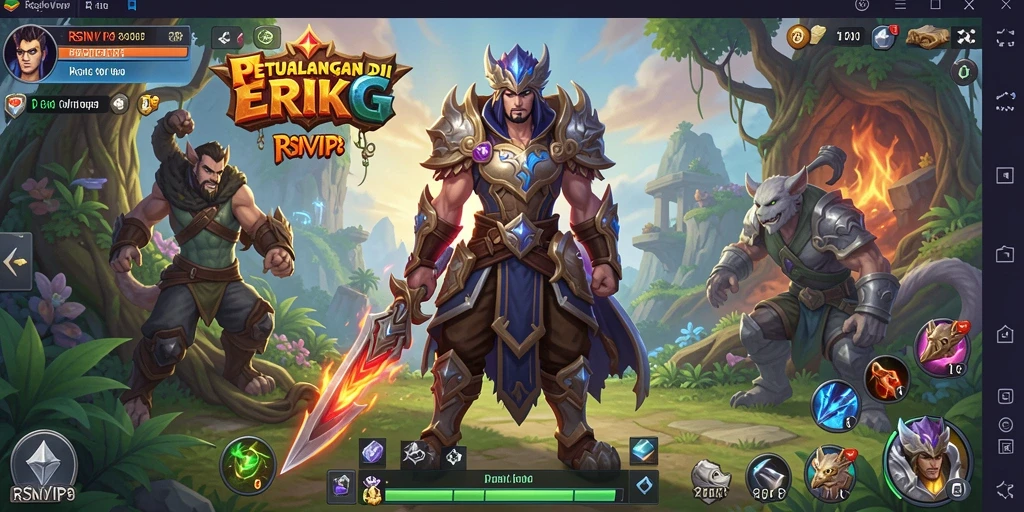 Tangkapan layar dari gameplay RSNVIP8 yang mendebarkan.