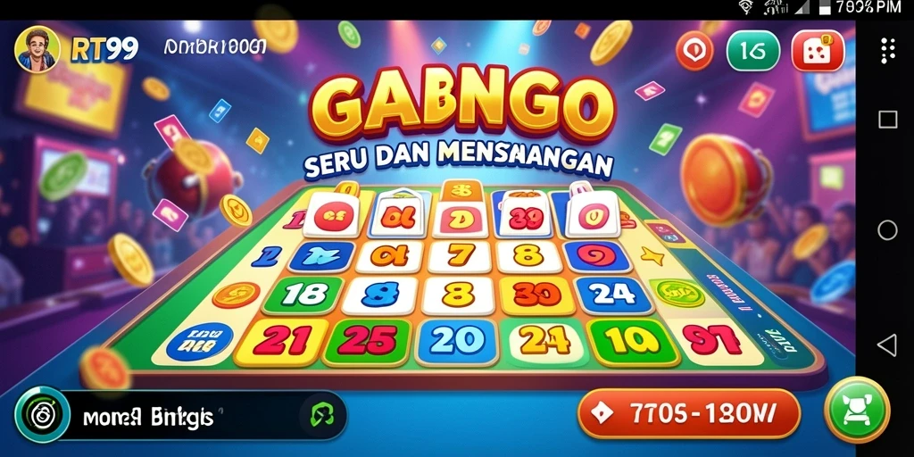 Tampilan gameplay Bingo yang seru dan interaktif.