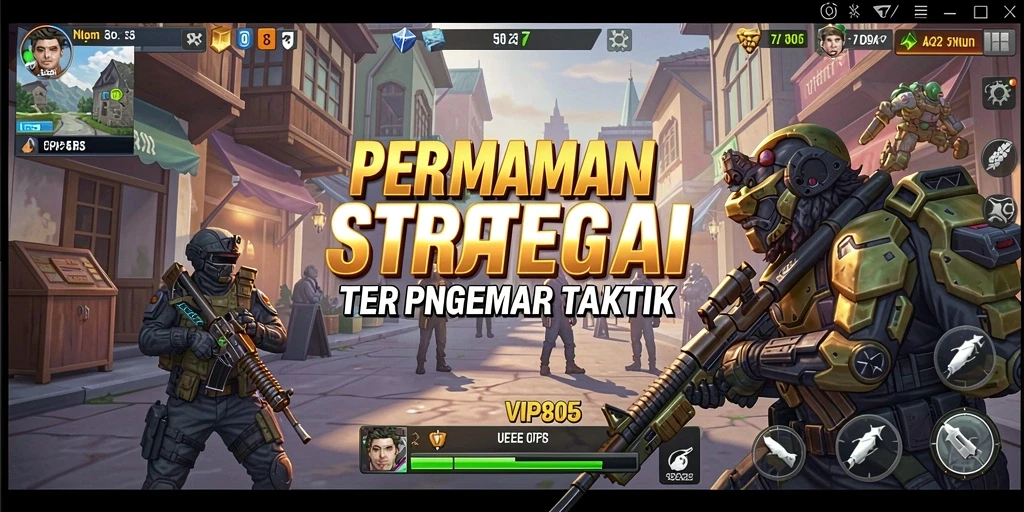 Tampilan gameplay VIP805 yang mendebarkan dan strategis.