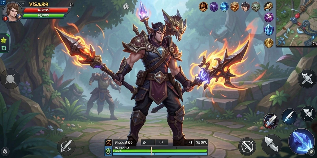 Tampilan gameplay <strong>VISA89</strong> yang mendebarkan dan penuh aksi di dunia MMORPG.