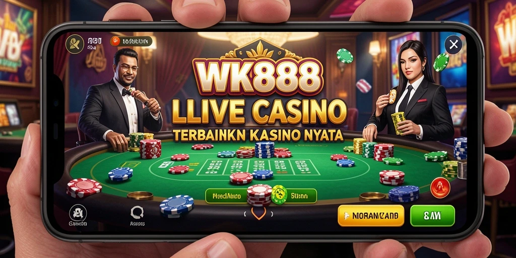 Tampilan gameplay Live Casino yang mendebarkan dan interaktif.